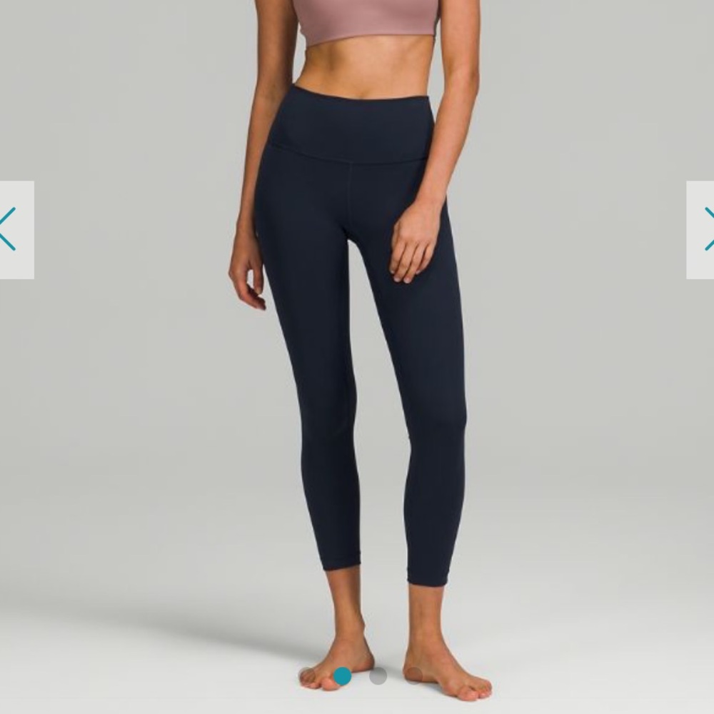 LULULEMON Wunder Under Legging - High Rise - Full on Luxtreme - Navy 25”